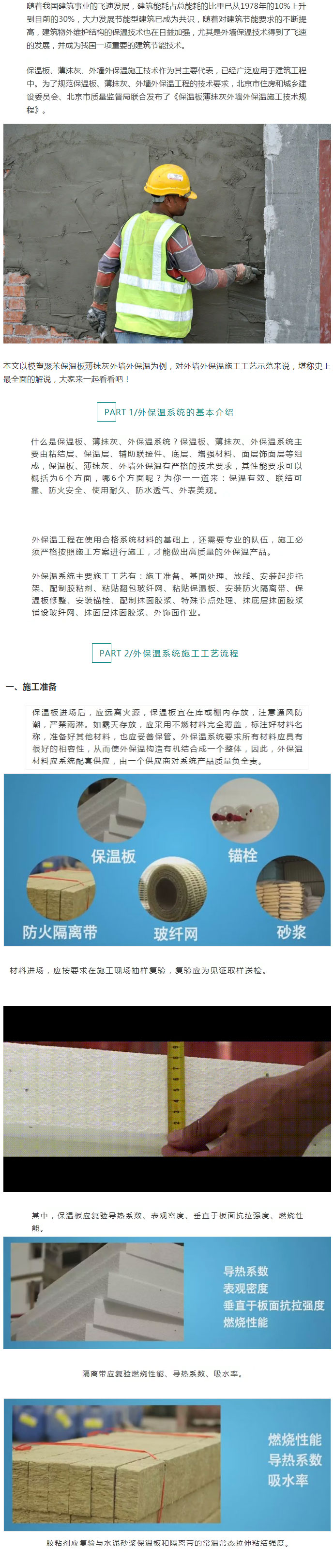 收藏起來！保溫板薄抹灰外墻外保溫施工工藝圖文全解析_01
